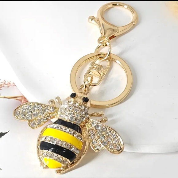 Sparkly Honeybee Keychain - Picture 3 of 8